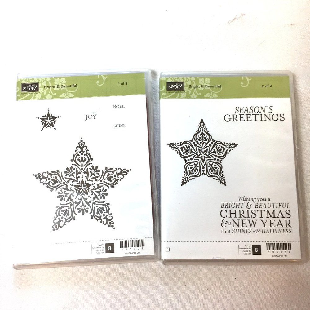 Stampin Up Set of 8 Stamps for the Holidays - Picture 1 of 7